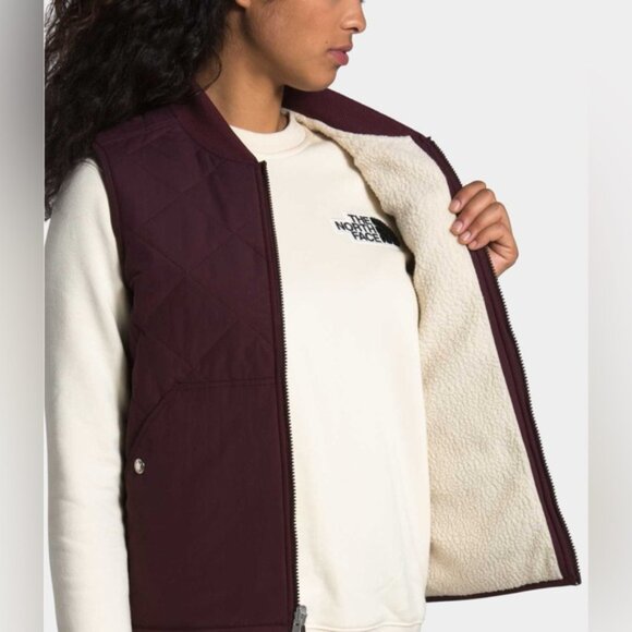 NWT THE NORTH FACE W Cuchillo Reversible Vest RTO Root Brown Size XL - Picture 4 of 16
